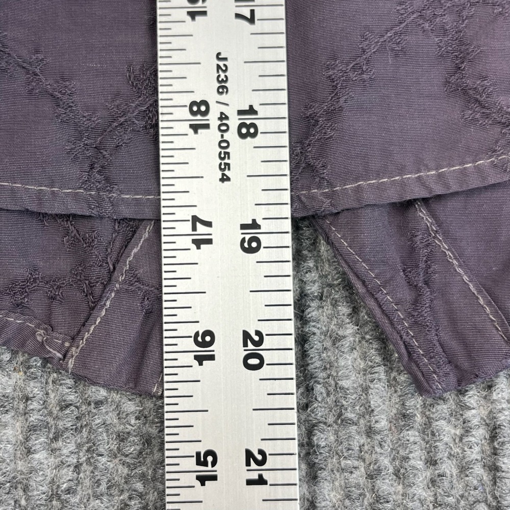 Vtg 90s CP Shades Vest Womens M Linen Rayon Lagenlook Minimalist Boho Button Up - Picture 10 of 10